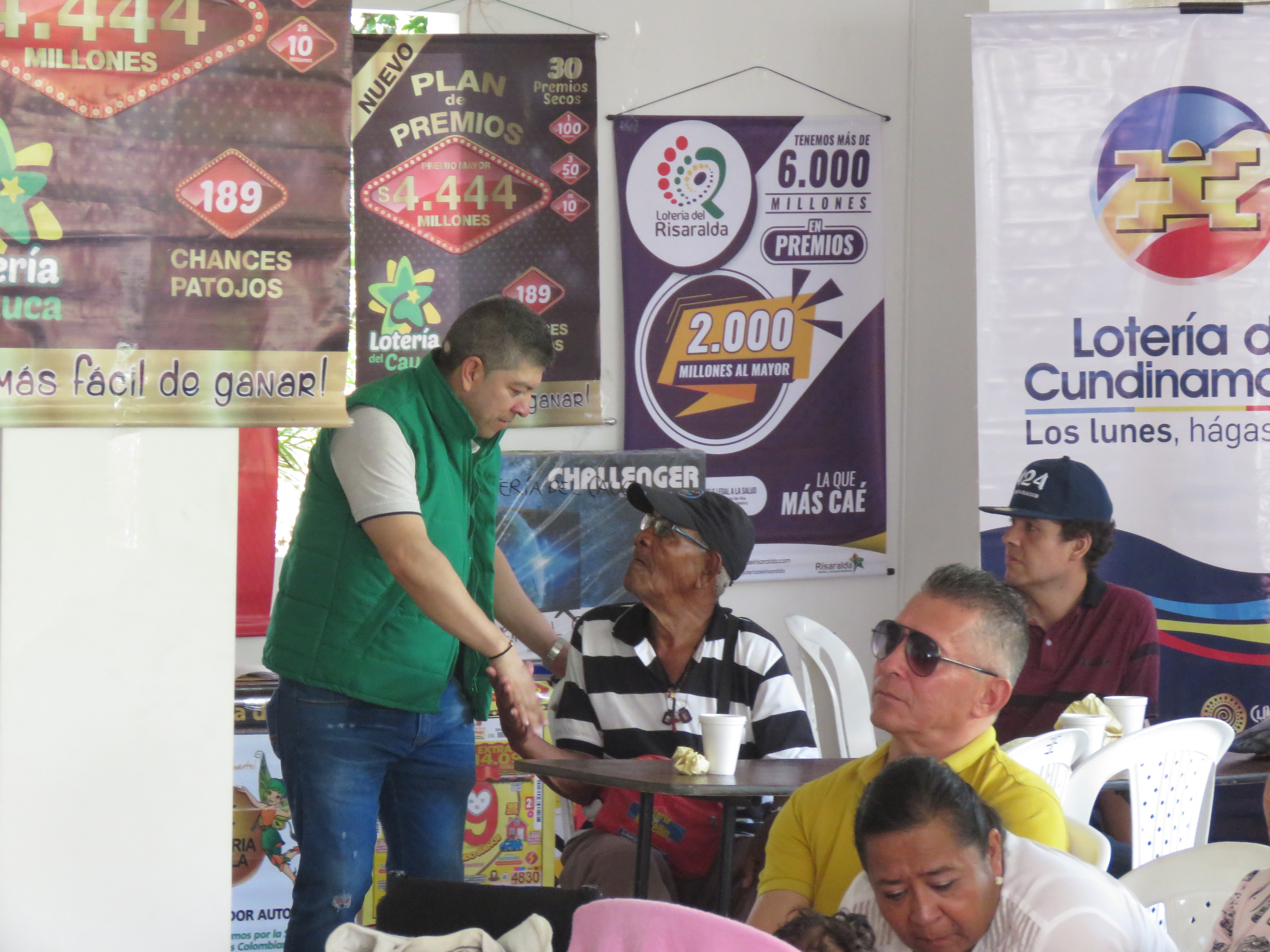 Durante la celebración del día del Lotero en Buga, Valle del Cauca, la Lotería del Risaralda anuncio su nuevo plan de premios