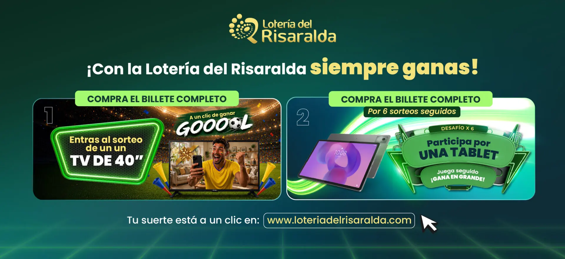 La Lotería del Risaralda premia tu fidelidad digital